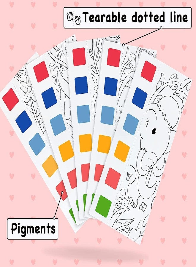 Cilveec Color Magic Book for Kids Activity Books for Children Coloring Books for Kids Ages 4-8 Years 20 Sheet Cartoon Painting kit with Brush Multicolor (Ancient Dinosaurs) - Image 5